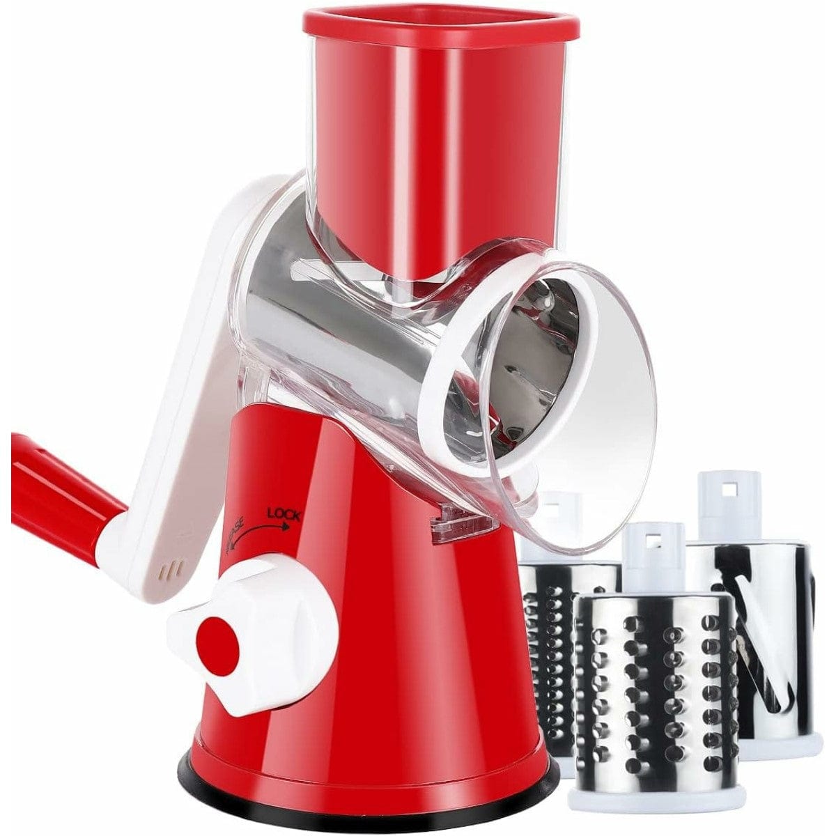 Rotary Grater - Red - PorCiper